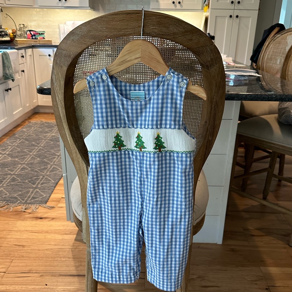 Christmas Smocked Tree Longall